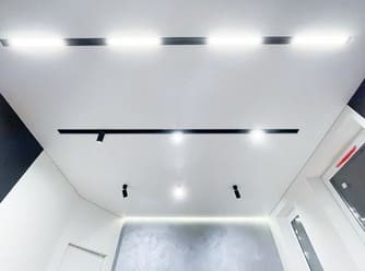 Тканевые потолки с подсветкой