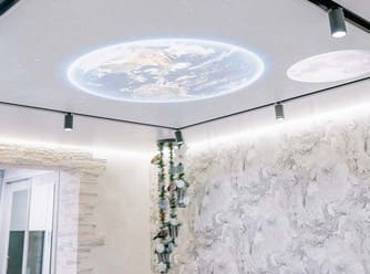 Светопропускающие натяжные потолки